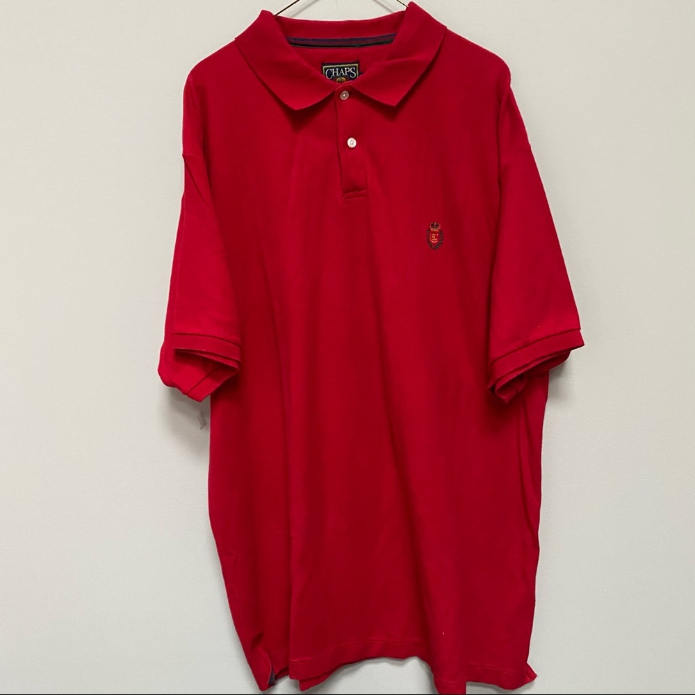 Vintage Chaps Ralph Lauren Red Polo Shirt